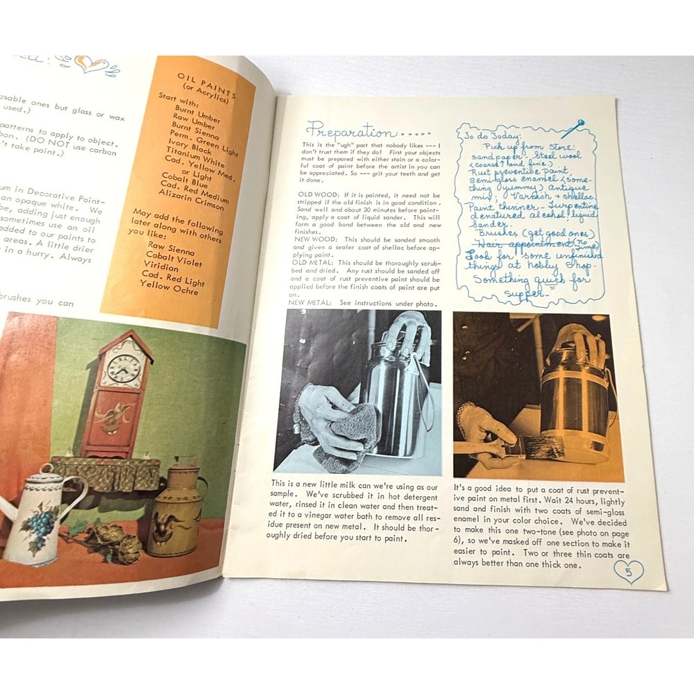 Plain Jean Booklet Decorative Painting Tole and Dutch A Sampler Vintage - Picture 2 of 7